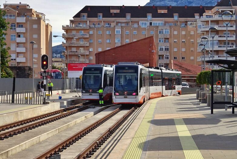 La Generalitat pone en servicio el tramo entre Gata de Gorgos y Dénia de la Línea 9 del TRAM d'Alacant, mejorando la movilidad y accesibilidad en la comarca de la Marina Alta